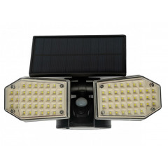 LUXEL Світильник LED на сонячних батареях з датчиком руху 40W 6000K IP65 SSWL-09C