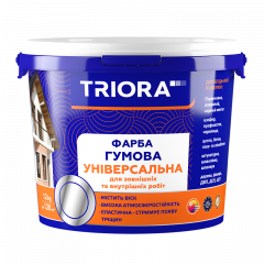 TRIORA Фарба гумова універсальна 12 кг 247 RAL 9004 Чорний