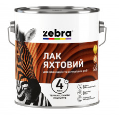 ZEBRA Лак яхтний глянсовий 0.75л