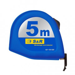 S&R Рулетка 5м*25мм 421105025