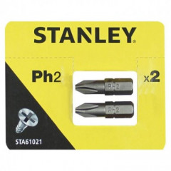 STANLEY Біта PH2 L=25мм 2шт/уп